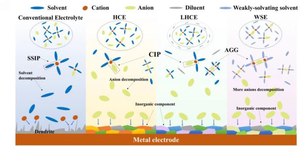 Open access visualization of Illustration, Workflow, Salt Structure, Solvent Structure, Metal Electrodes