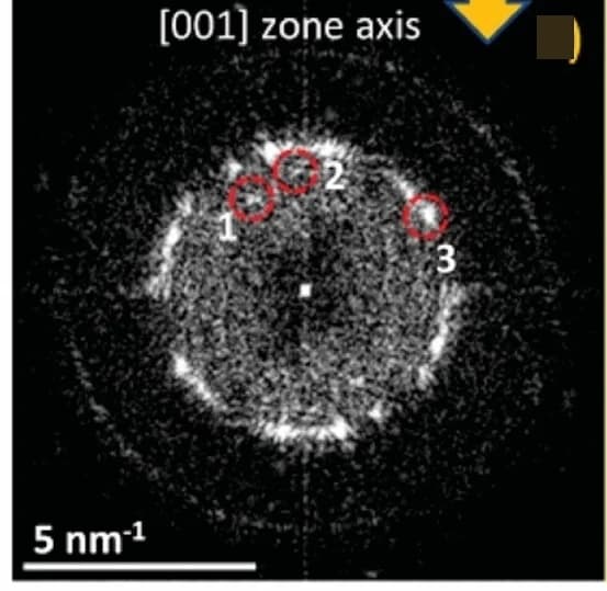 Open access visualization of Microscopy, Diffractogram, Toroid Nanoparticle