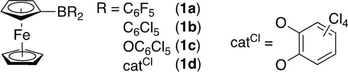 Open access visualization of Chemical Structure, Lewis Acids, Ferrocenyl Moiety, Redox-Active