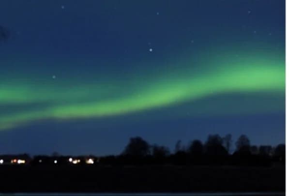 Open access visualization of Photo, Aurora Borealis, Winter Sky, Cosmic Rays