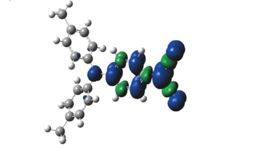 Open access visualization of Chemical Structure, Electron Spin Density, Spin Density, 1