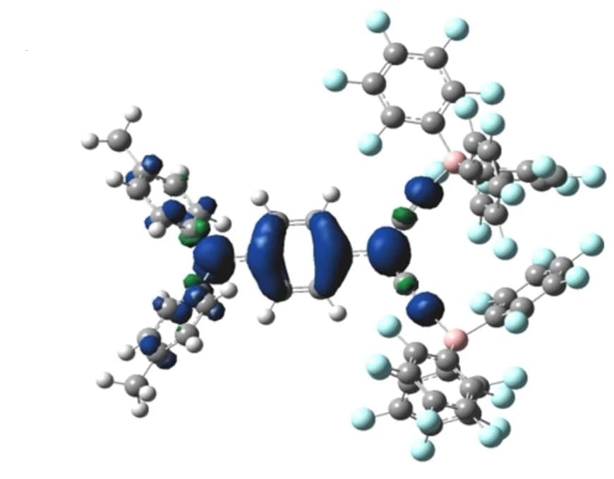 Open access visualization of Chemical Structure, Electron Spin Density, Spin Density, 1-2B
