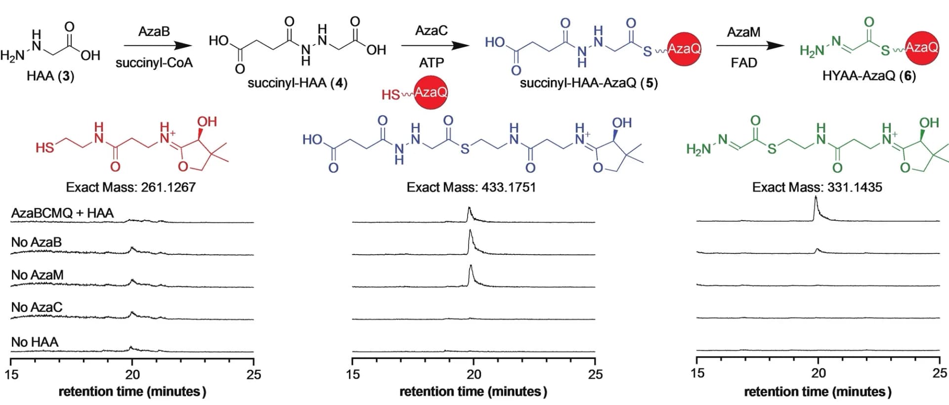 Open access visualization of Line Plot, LC-MS, Ppant ejection assay, In vitro cascade reaction, Ppant fragments