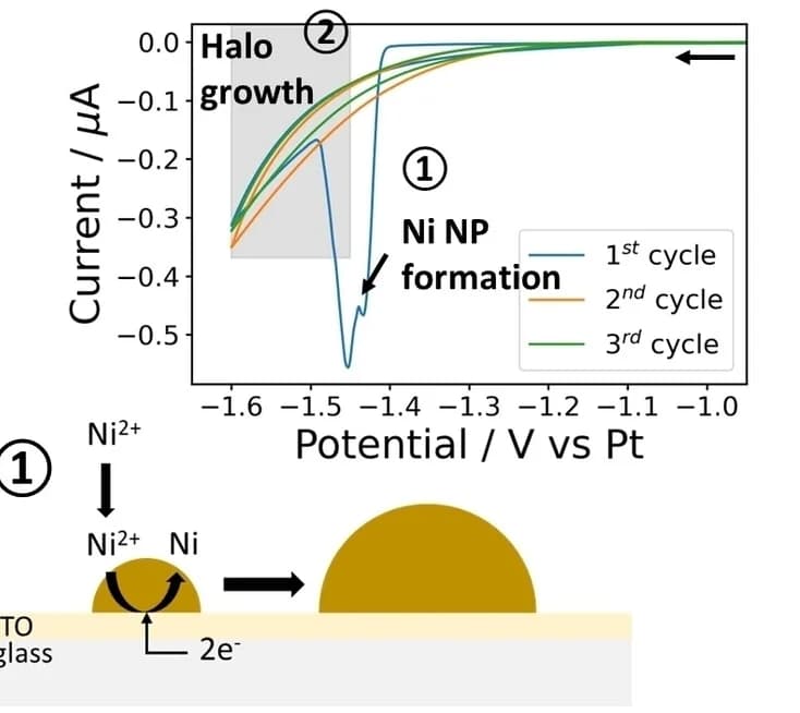 Open access visualization of Line Plot, Illustration, CV, NiCl2, KCl