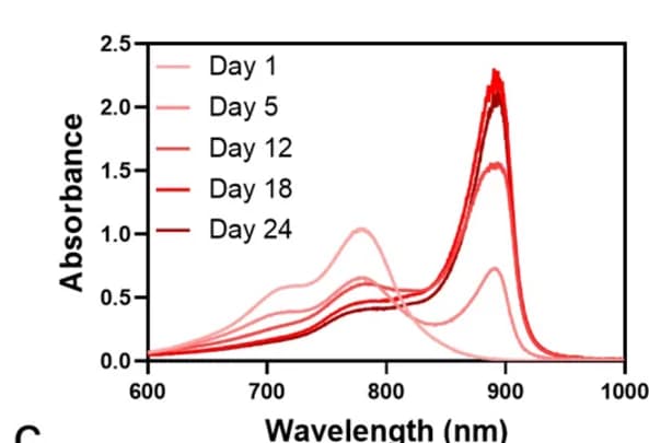 Open access visualization of Line Plot, Absorption Spectra, J-Aggregation