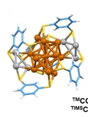 Open access visualization of Chemical Structure, Best Fitting Structures, Ag24Iso 1, Ag19Iso 2, 1,3-BDT