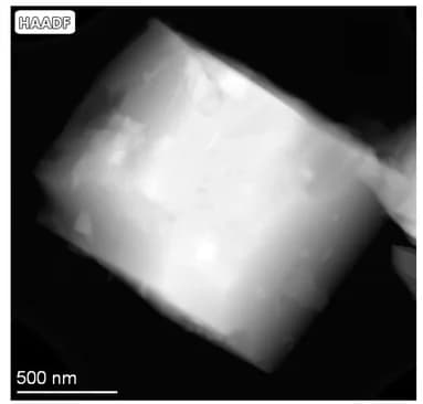 Open access visualization of Microscopy, HAADF-STEM Image