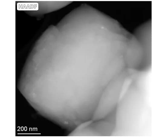 Open access visualization of Microscopy, HAADF-STEM, FeMFI100 Catalysts