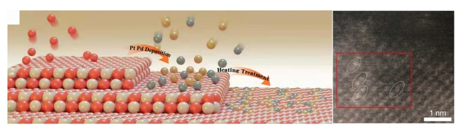Open access visualization of Microscopy, Illustration, Pt-Pd SAC-2, Synthesis
