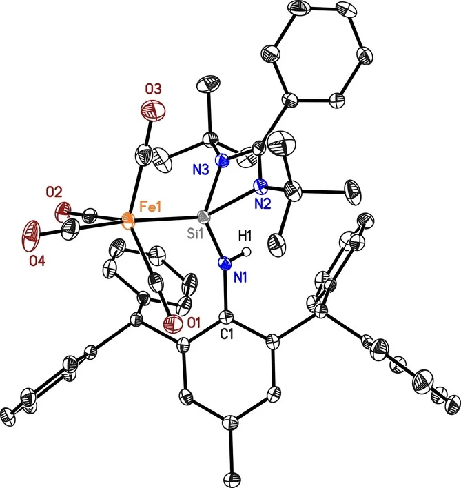 Open access visualization of Chemical Structure, Molecular Structure, Anisotropic Displacement Parameters, Bond Lengths, Bond Angles