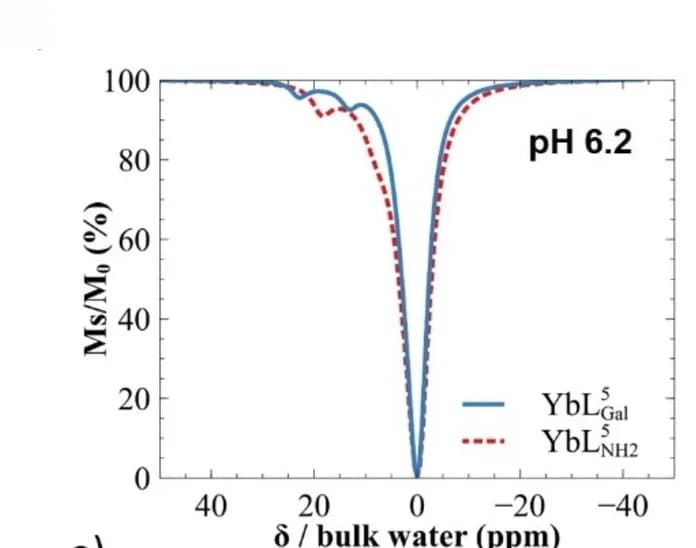 Open access visualization of Line Plot, CEST Spectra, Enzymatic Reaction, pH 6.2, Selective Saturation