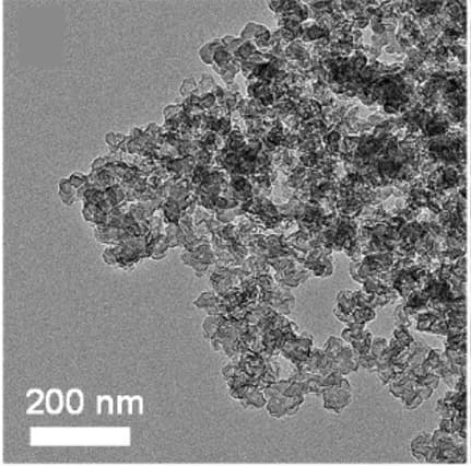 Open access visualization of Microscopy, Transmission Electron Microscopy, TEM, TAPB-TA@KB/S Electrodes, Pristine State