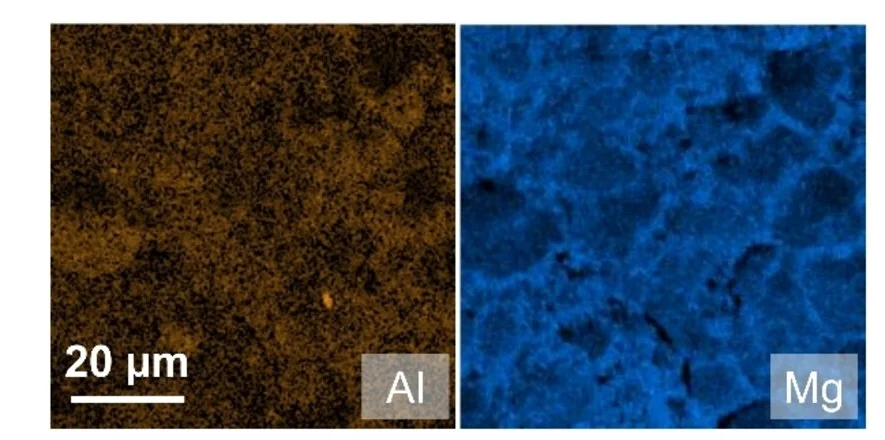 Open access visualization of Microscopy, EDX Elemental Mapping, Aluminum, Magnesium, Magnesium Anode