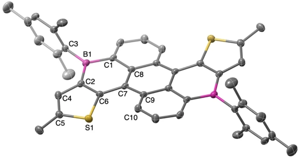 Open access visualization of Chemical Structure, Crystal Structure, Thermal Ellipsoids, Bond Lengths, Bond Angles