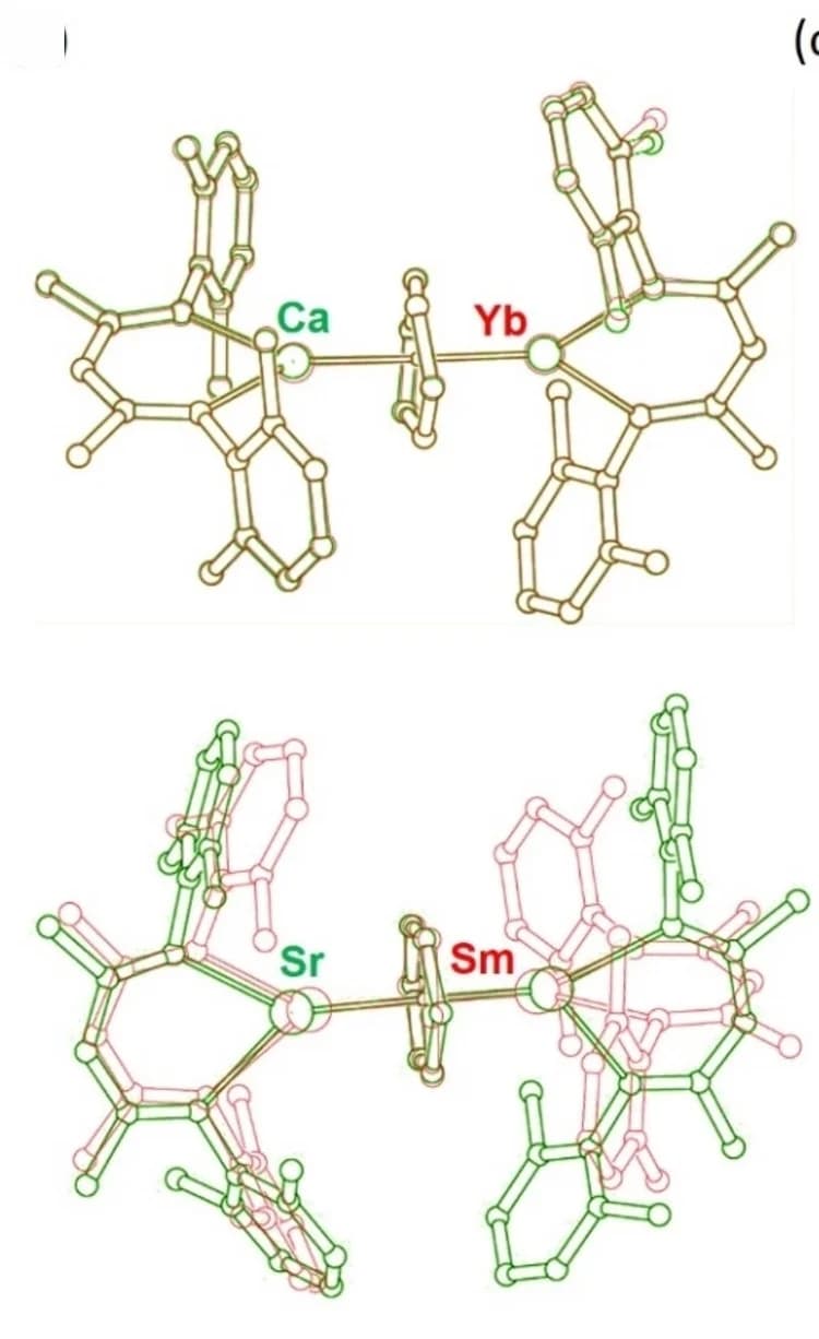 Open access visualization of Chemical Structure, Structures, 3-Ca, 3-Sr, 3-Yb