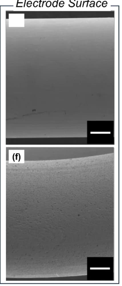 Open access visualization of Microscopy, SEM Images, Electrode Surface