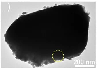Open access visualization of Microscopy, TEM Image, Ba8Ni6Ge40, Electrode
