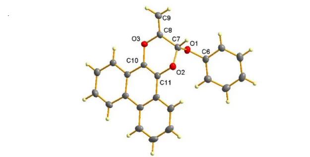Open access visualization of Chemical Structure, Solid-State Structure, Allyl-PDO, CCDC