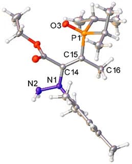 Open access visualization of Chemical Structure, Crystal Structure, Thermal Ellipsoids, Bond Distance, Single Crystal