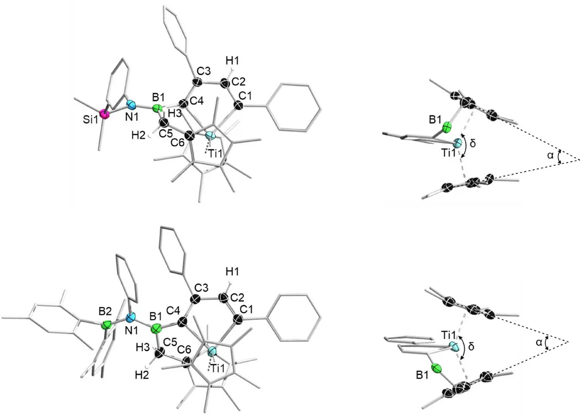 Open access visualization of Chemical Structure, Single Crystal Structures, Thermal Ellipsoids, Bond Lengths, Bond Angles