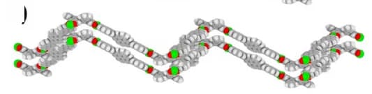 Open access visualization of Chemical Structure, Concave-Convex Complementarity, Wavy Layers, Joa-COF-1, AA Packing