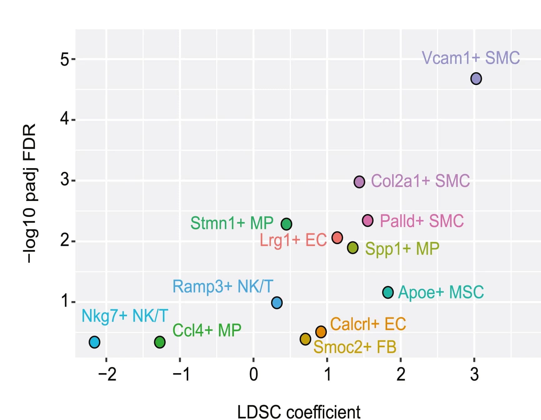 Open access visualization of Scatter Plot, Volcano Plot, LD Score Regression, Cell State Marker Genes, Heritability