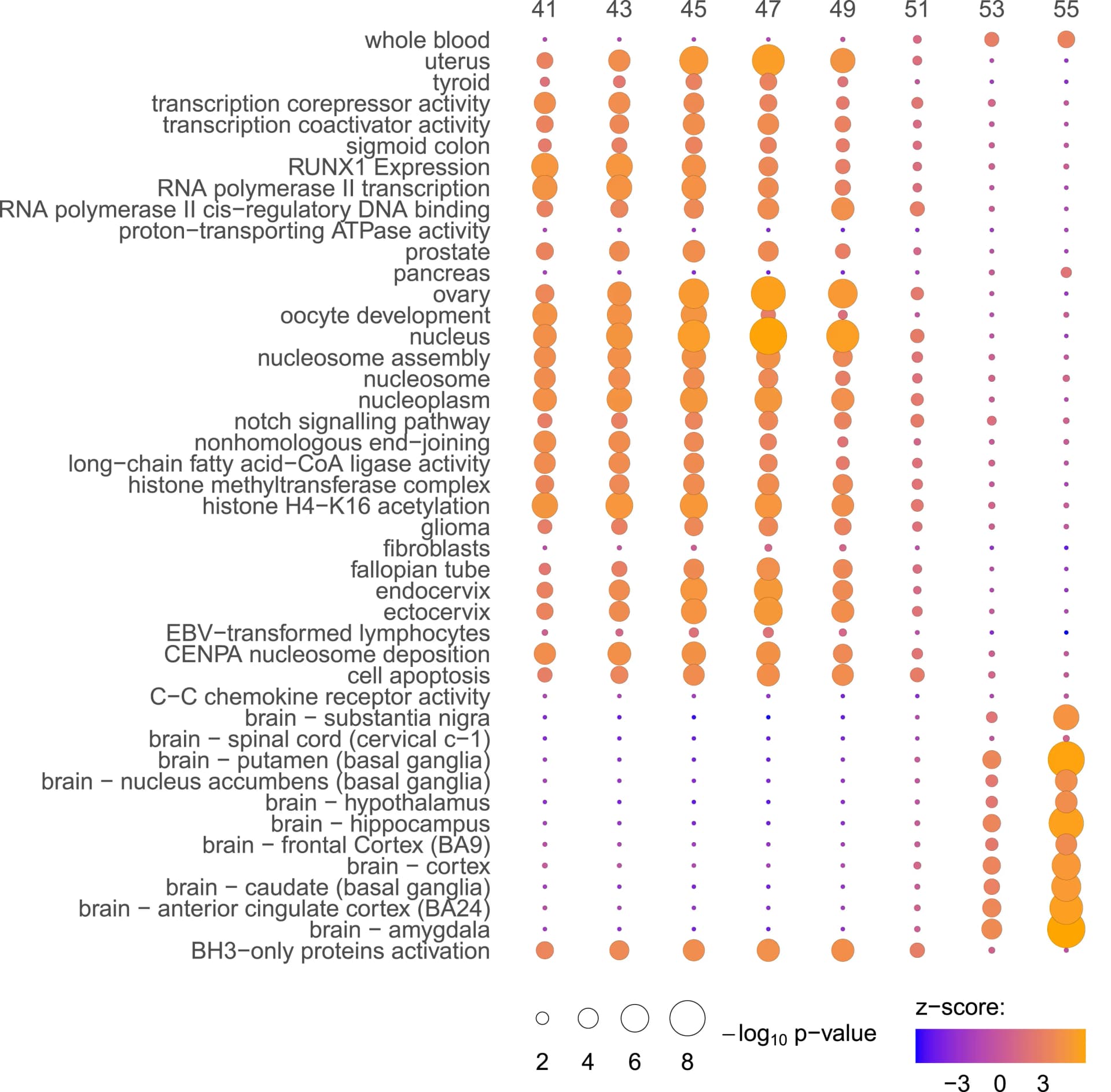 Open access visualization of Bubble Plot, Volcano Plot, SNP, Genomics Resources, GTEx