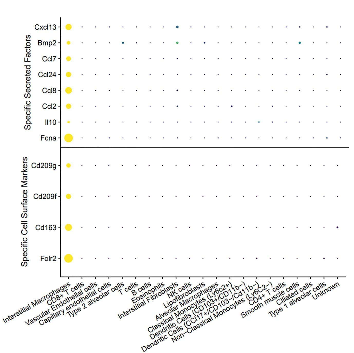Open access visualization of Scatter Plot, Bubble Plot, Bubbleplot, SASP factors, Cell surface markers