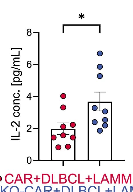 Open access visualization of Bar Plot, Scatter Plot, Error Bars, Cytokine Secretion, IFN-gamma