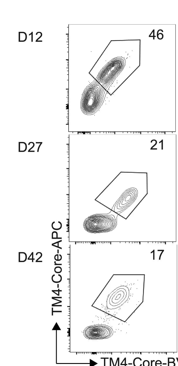 Open access visualization of Scatter Plot, Mice, Immunization, Flow Cytometry Profiles