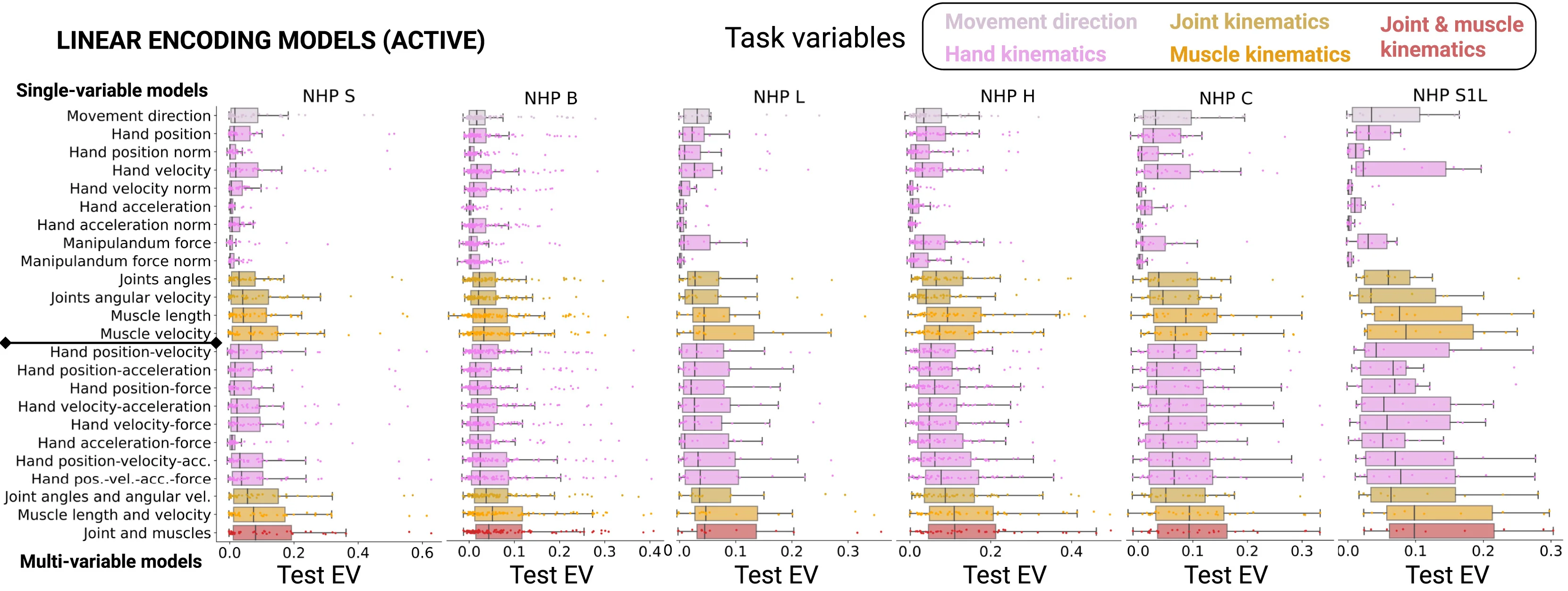 Open access visualization of Box Plot, Scatter Plot, Single-Neuron, Variance, Linear Encoding Models