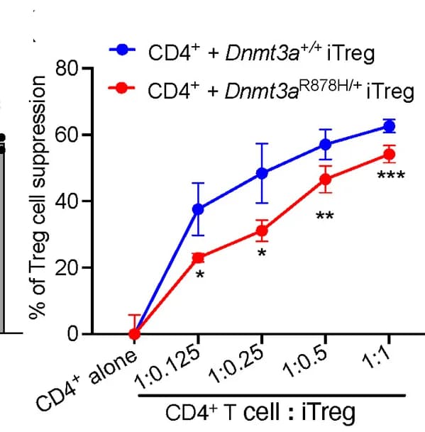 Open access visualization of Line Plot, Error Bars, T Cells, Treg Cells, Cell Proliferation