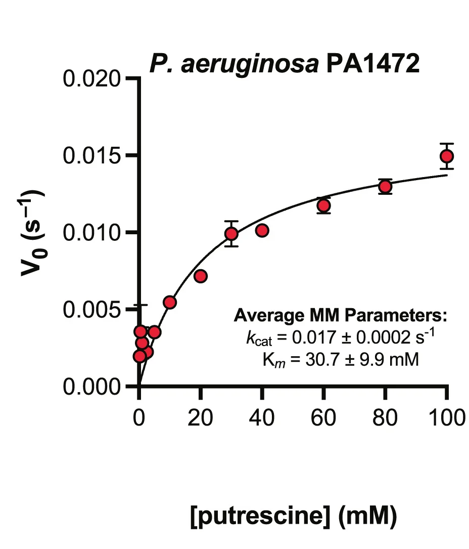 Open access visualization of Scatter Plot, Error Bars, Regression Plot, Michaelis-Menten Kinetics, PA1472