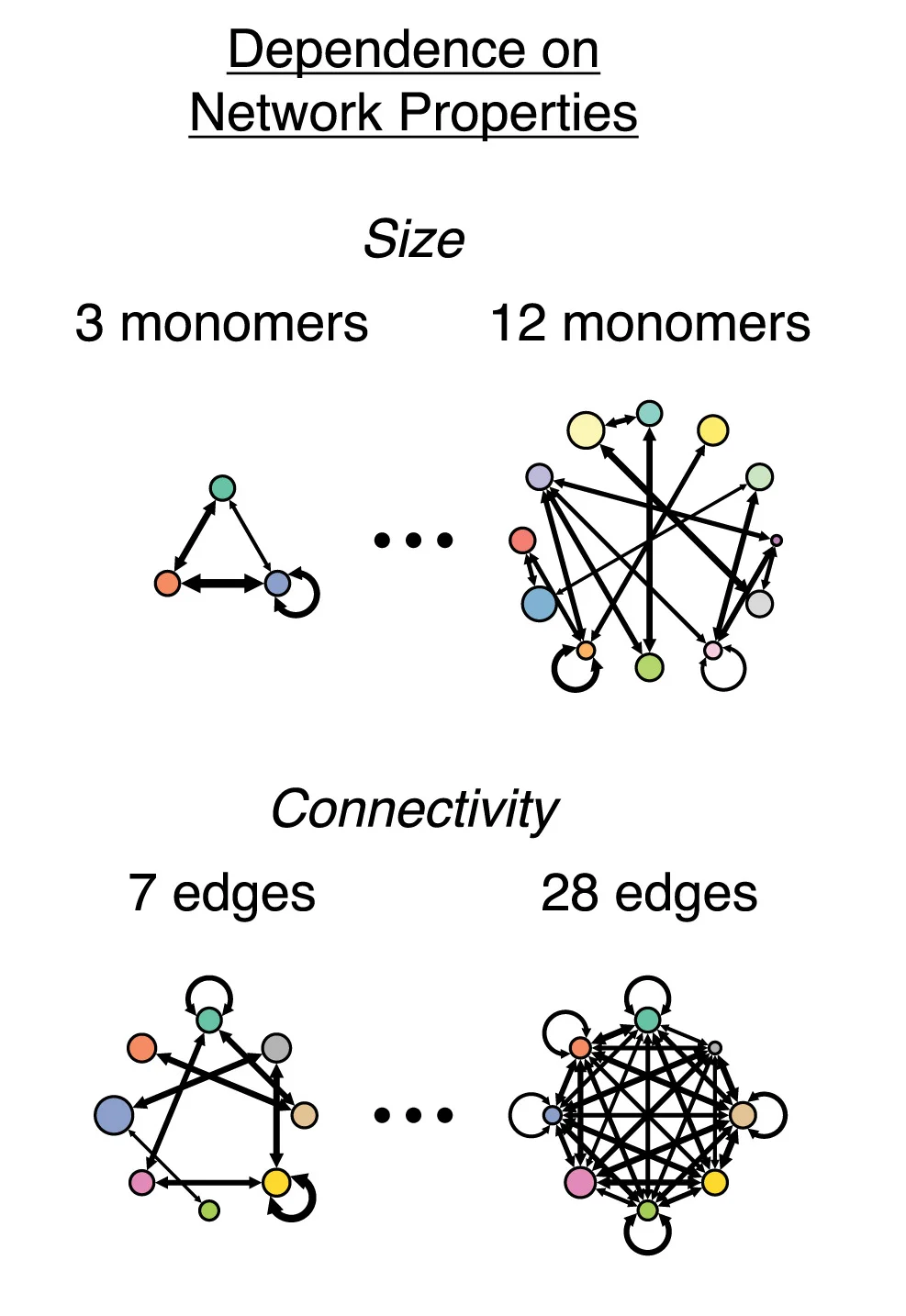 Open access visualization of Network, Network Expressivity, Versatility, Network Size, Connectivity