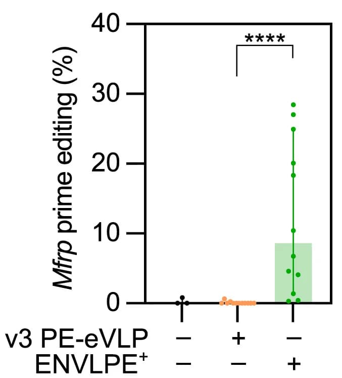 Open access visualization of Scatter Plot, Error Bars, gDNA Editing, Efficacy, Indel Rate