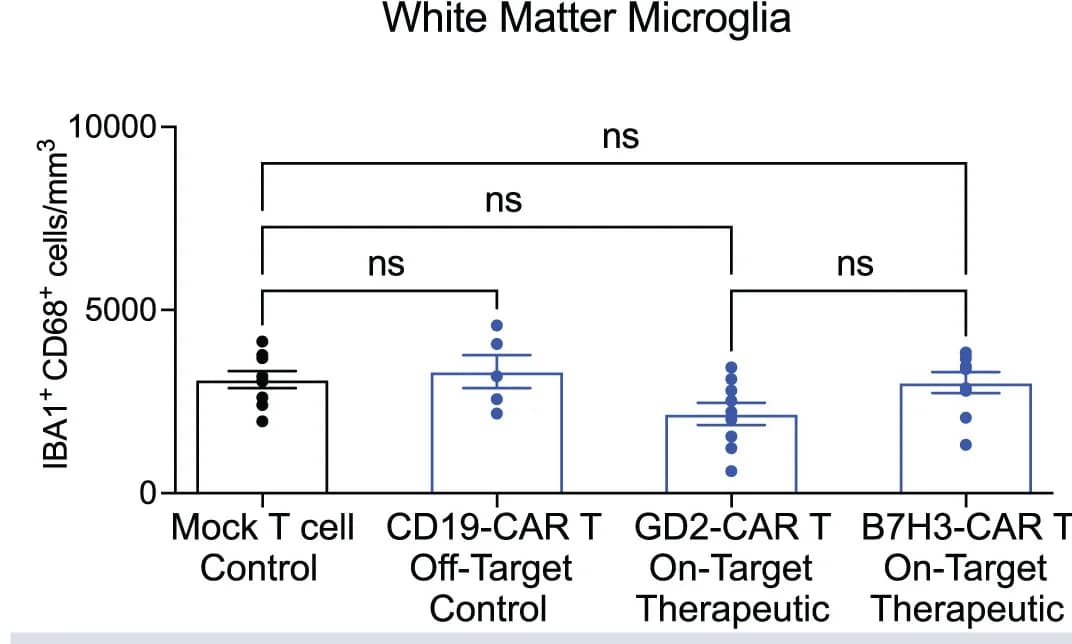 Open access visualization of Bar Plot, Scatter Plot, Error Bars, RCOS-Xenografted Mice, Microglial Reactivity