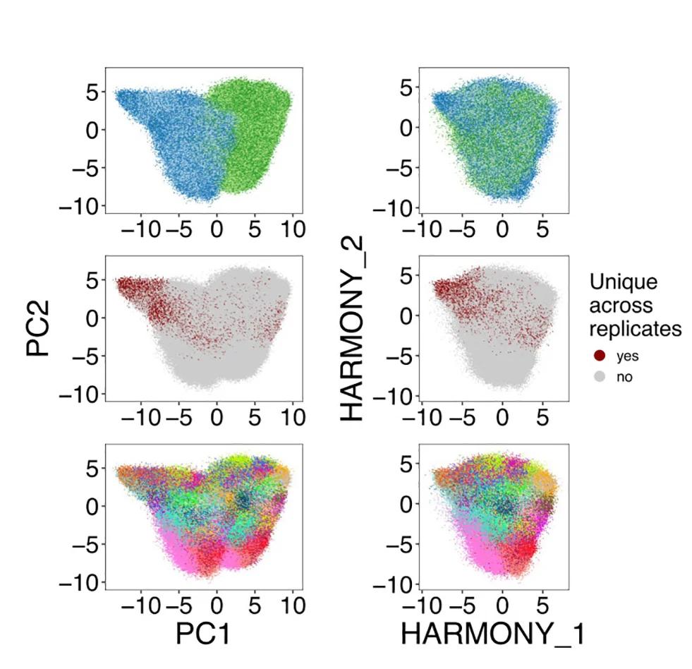 Open access visualization of Scatter Plot, PCA, Principal-Component Analysis, Unintegrated Data, Integrated Data