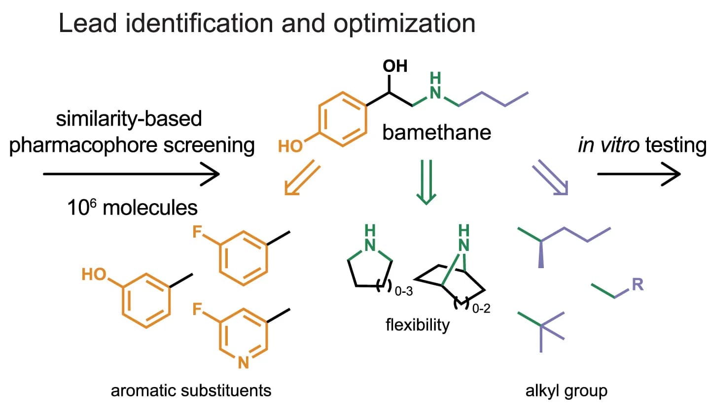 Open access visualization of Workflow, Chemical Structure, Illustration, Structure-Activity Relationship, Receptor Agonist