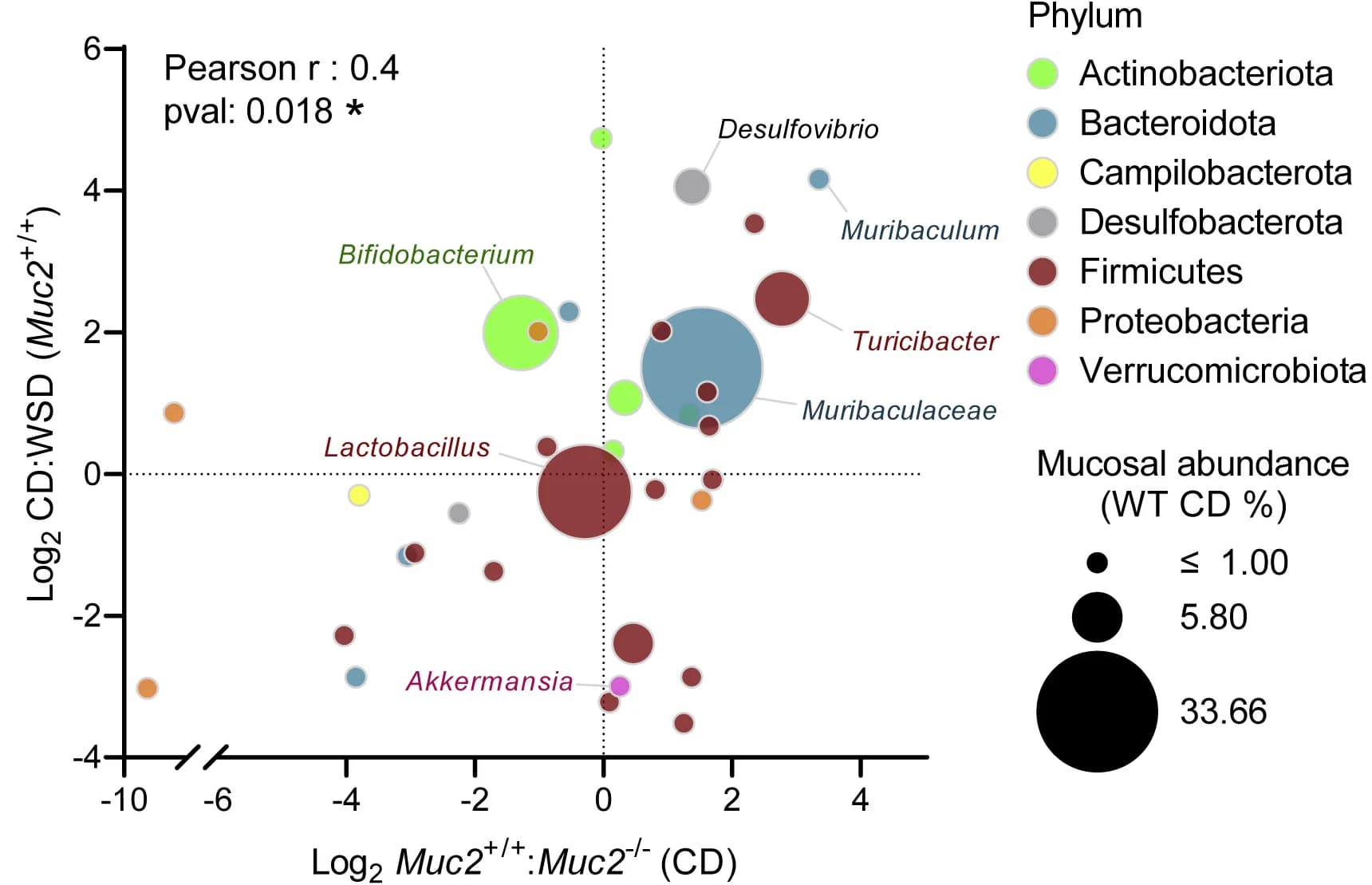 Open access visualization of Bubble Plot, Scatter Plot, Microbiota Community Structure, SI5 Mucosa, CD