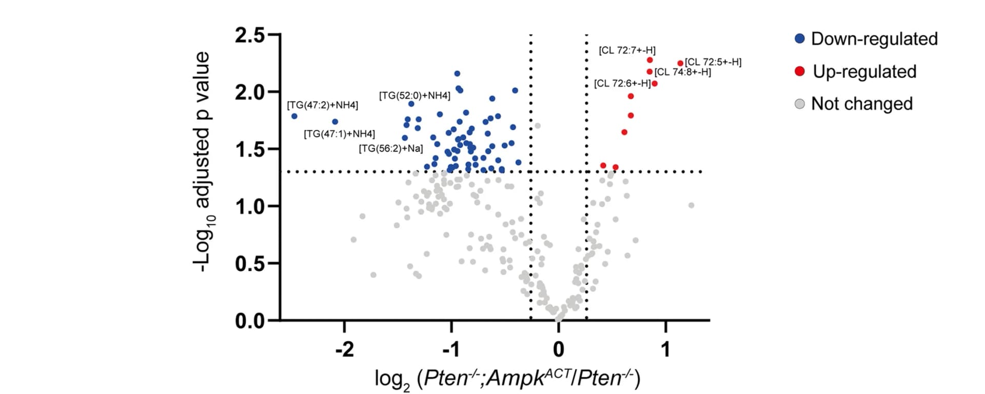 Open access visualization of Volcano Plot, Scatter Plot, Lipidomics Analysis, Prostate Tissue, Lipid Species