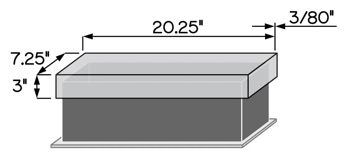 Open access visualization of Illustration, Apparatus Lid, Design, Dimensions