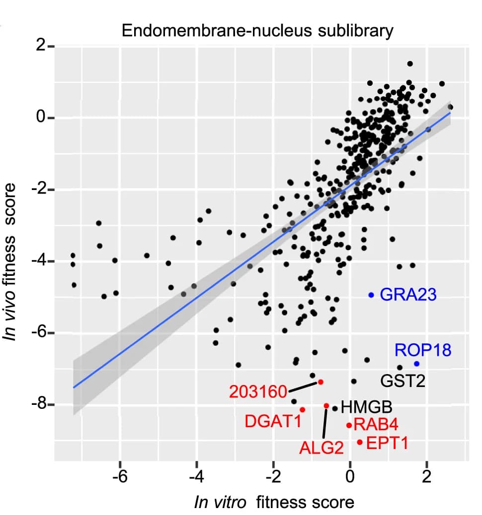 Open access visualization of Scatter Plot, Regression Plot, In Vitro, In Vivo, Virulence Genes