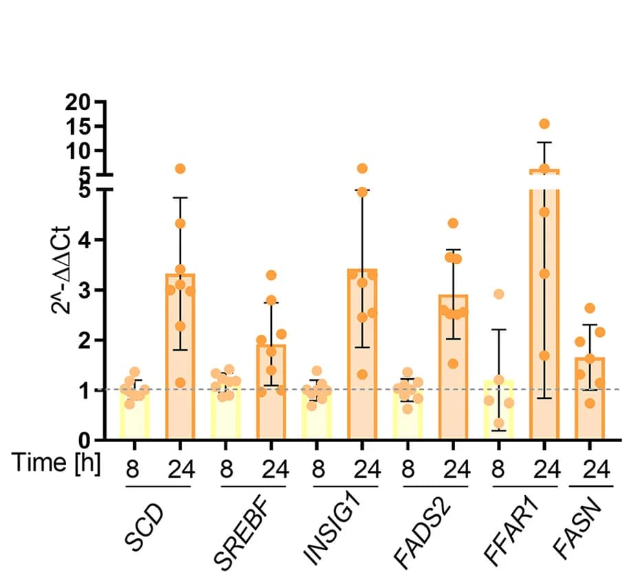 Open access visualization of Bar Plot, Error Bars, Scatter Plot, qRT-PCR, SCD