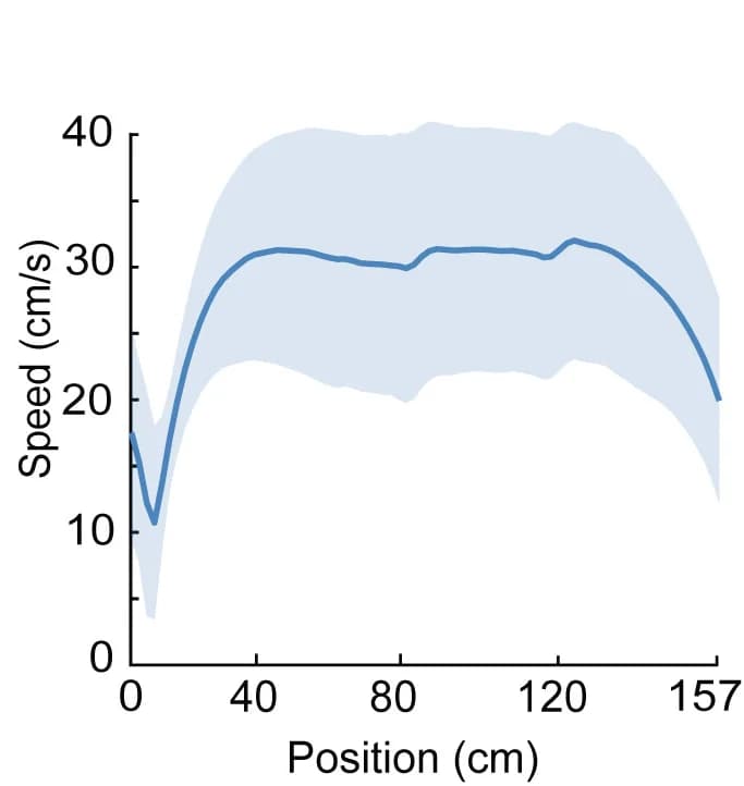 Open access visualization of Line Plot, Error Bars, Running Speed, Mice