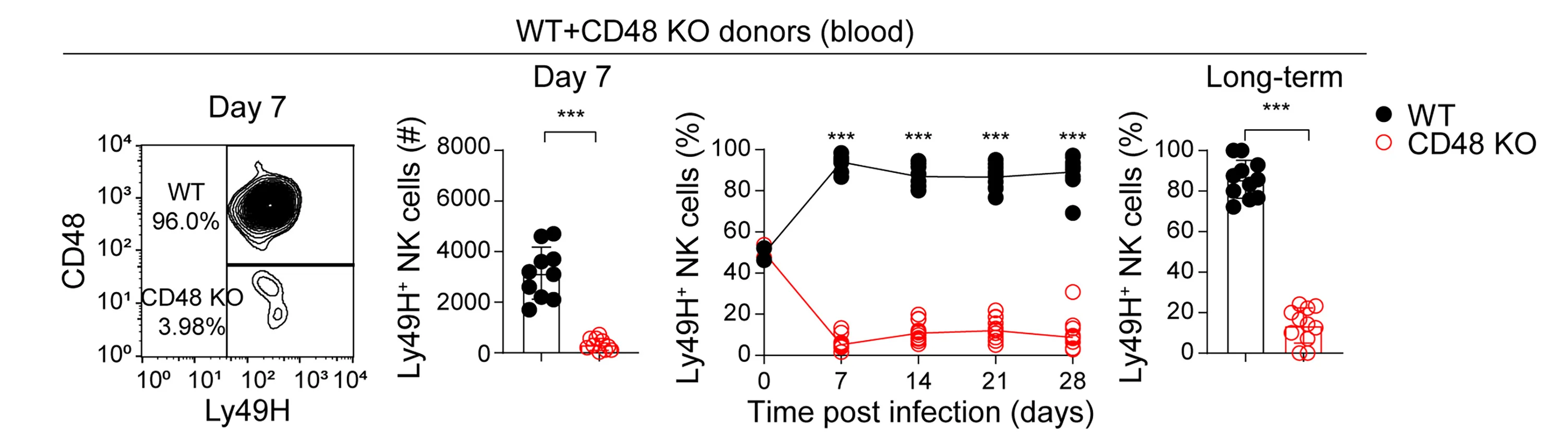 Open access visualization of Scatter Plot, Line Plot, Bar Plot, Ly49H+NK Cells, WT