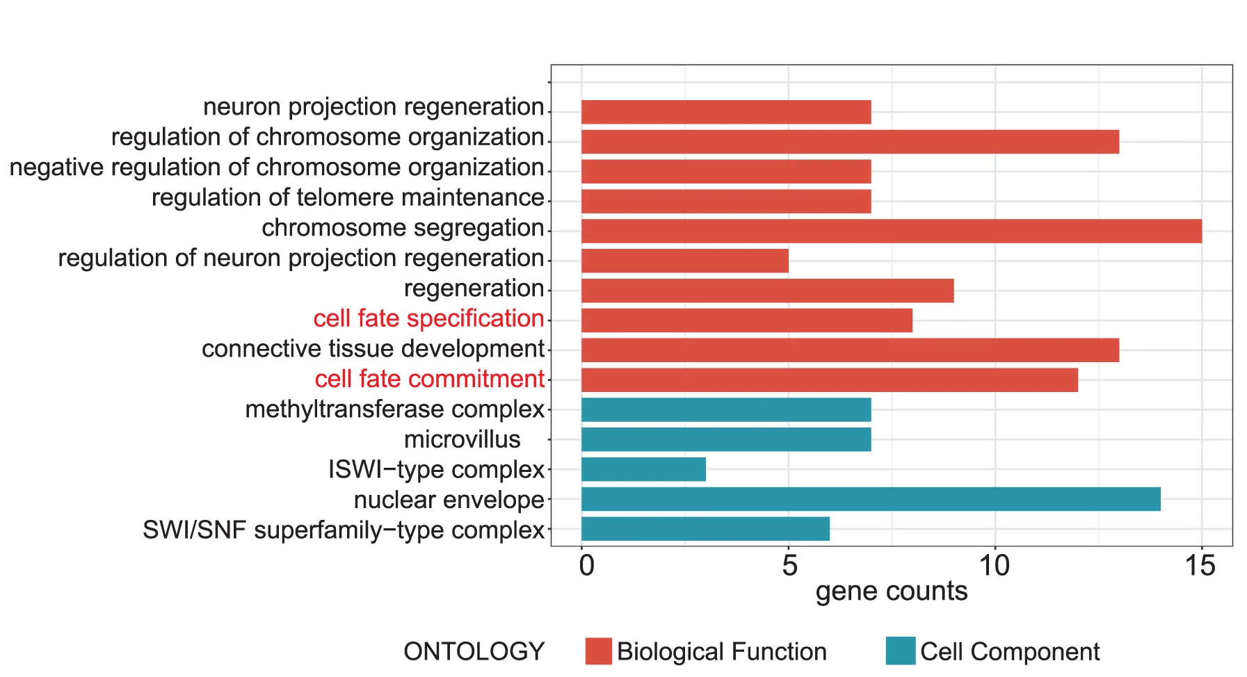 Open access visualization of Bar Plot, Gene Ontology, GO Analysis, Differential Genes