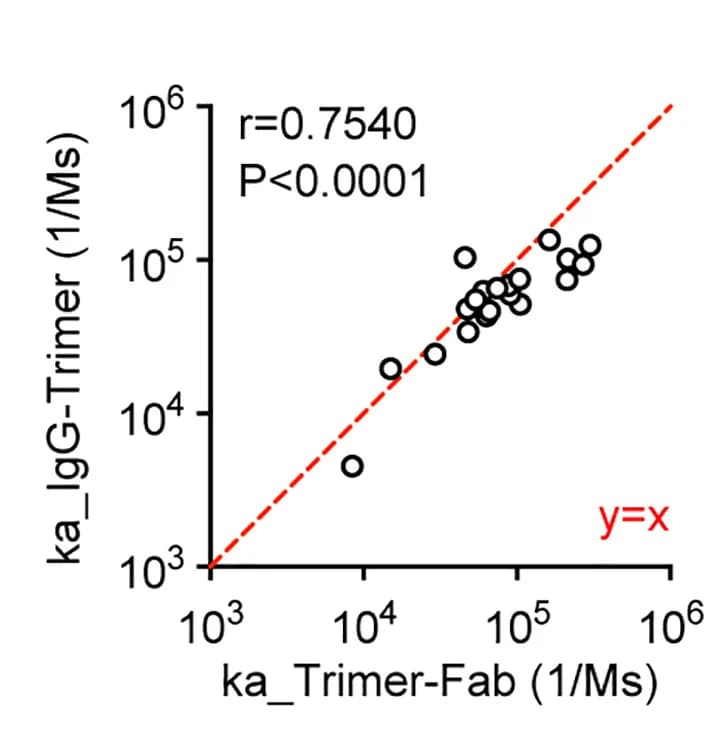 Open access visualization of Scatter Plot, Regression Plot, Ka, mAb, Pearson Correlation