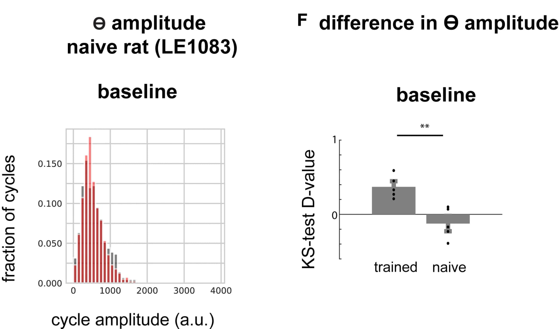 Open access visualization of Histogram, Bar Plot, Theta Power, Distal CA1, Proximal CA1