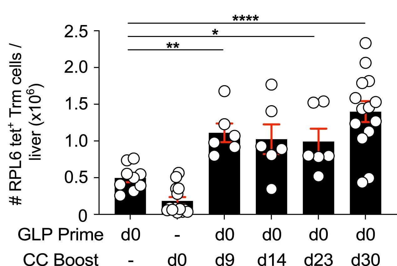 Open access visualization of Bar Plot, Error Bars, Scatter Plot, Mice, Immunization