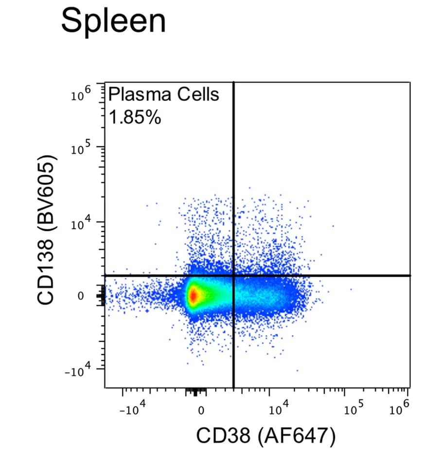 Open access visualization of Scatter Plot, Flow Cytometry, Plasma Cells, Spleen, Mouse